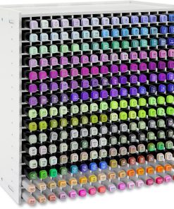 Marker Organizer. 240 Slots Marker Storage Organizer. Marker Holder with Divider Art Marker Rack for Pens Colored Pencils Art Brushes Adjustable Pencil Holder for Desk Organizer